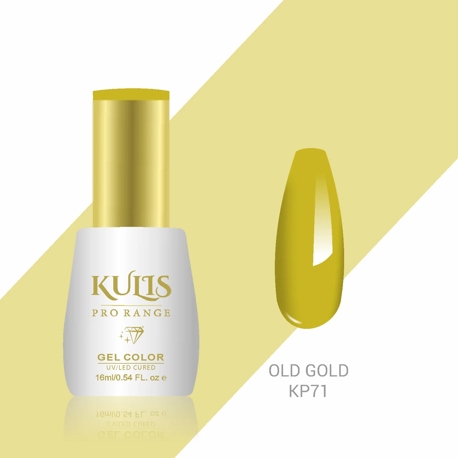 Kulis Pro Range Gel Polish - Old Gold KP71