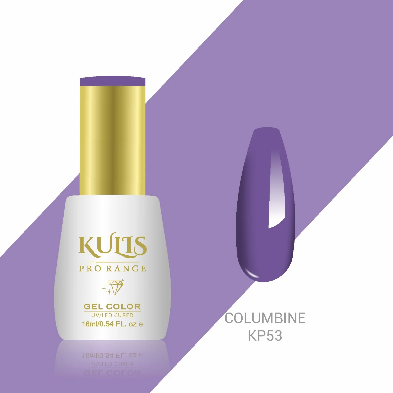 Kulis Pro Range Gel Polish KP53 - Columbine 