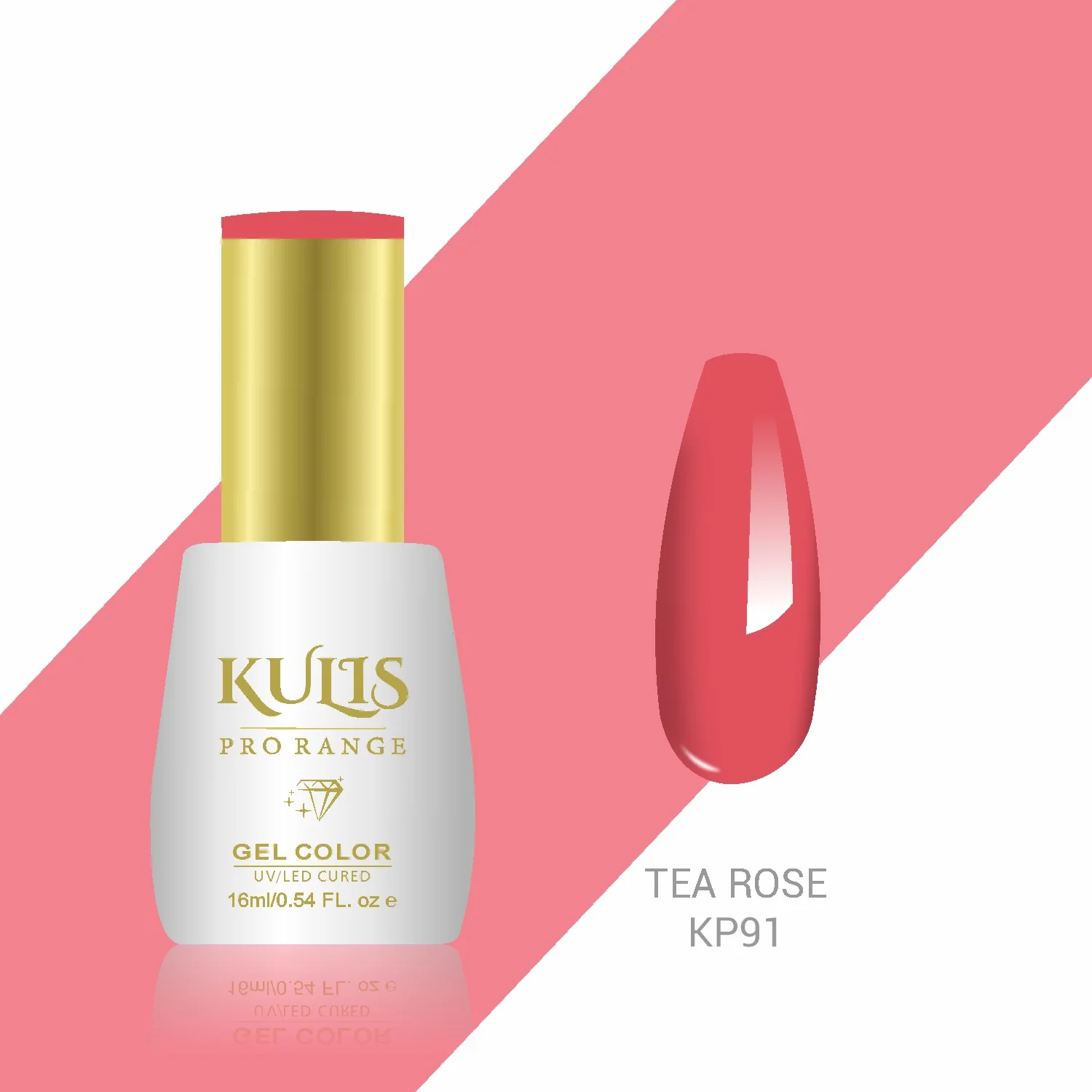Kulis Pro Range Gel Polish - Tea Rose KP91