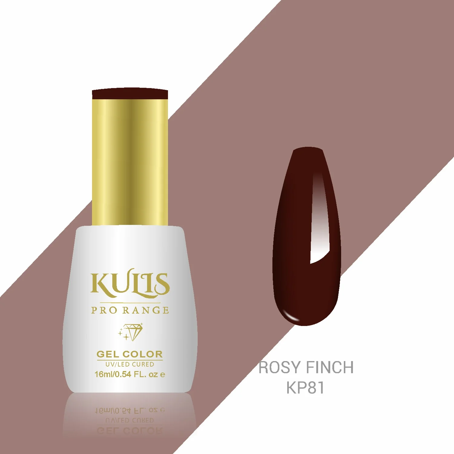 Kulis Pro Range Gel Polish - Rosy Finch KP81