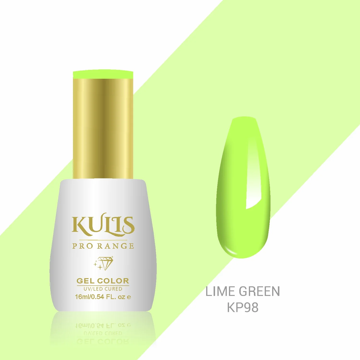 Kulis Pro Range Gel Polish - Lime Green KP98