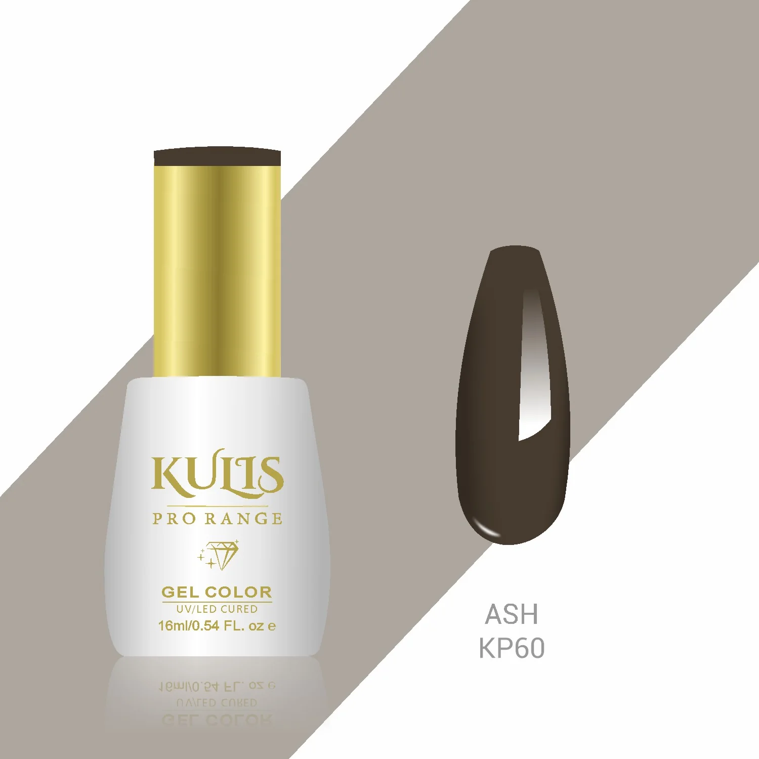 Kulis Pro Range Gel Polish KP60– Ash 