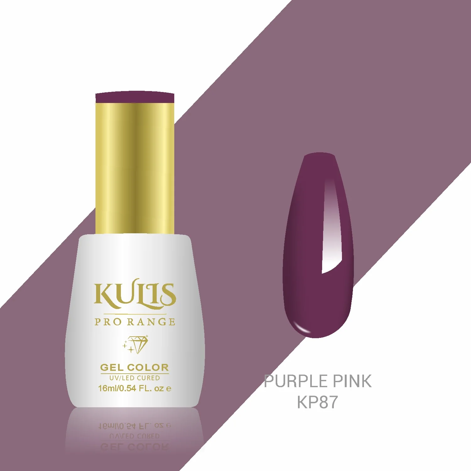 Kulis Pro Range Gel Polish - Purple Pink KP87