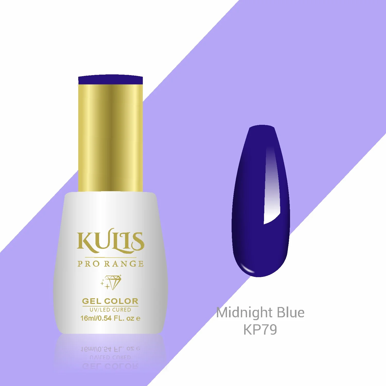 Kulis Pro Range Gel Polish - Midnight Blue KP79