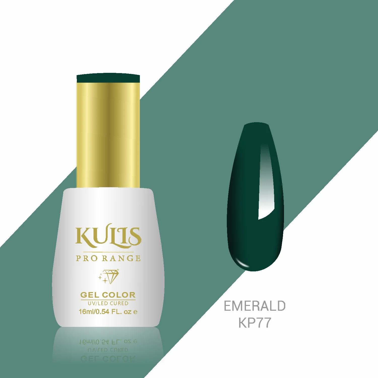 Kulis Pro Range Gel Polish - Emerald KP77