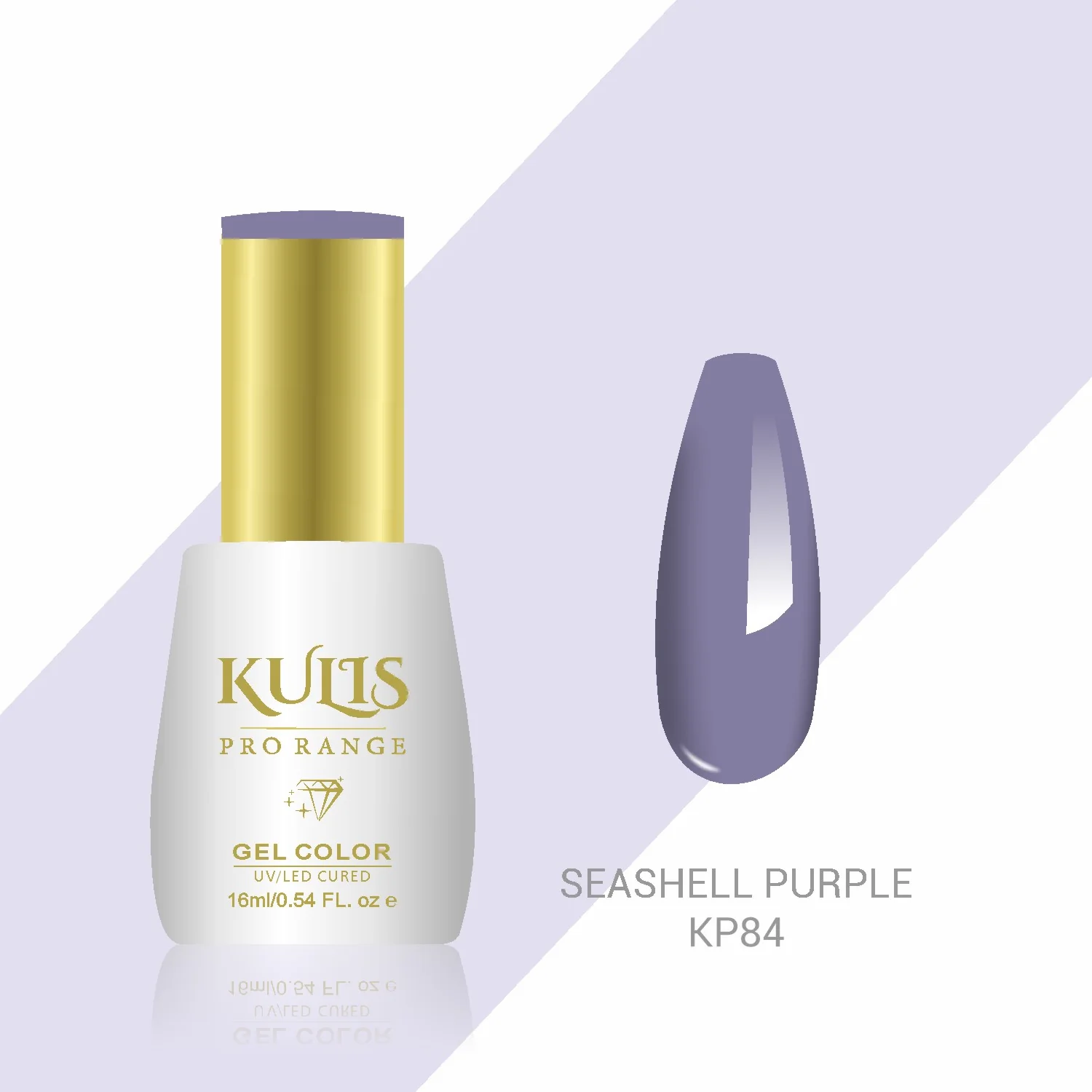 Kulis Pro Range Gel Polish - Seashell Purple KP84
