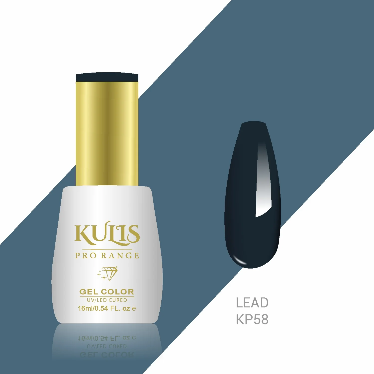 Kulis Pro Range Gel Polish KP58 - Lead
