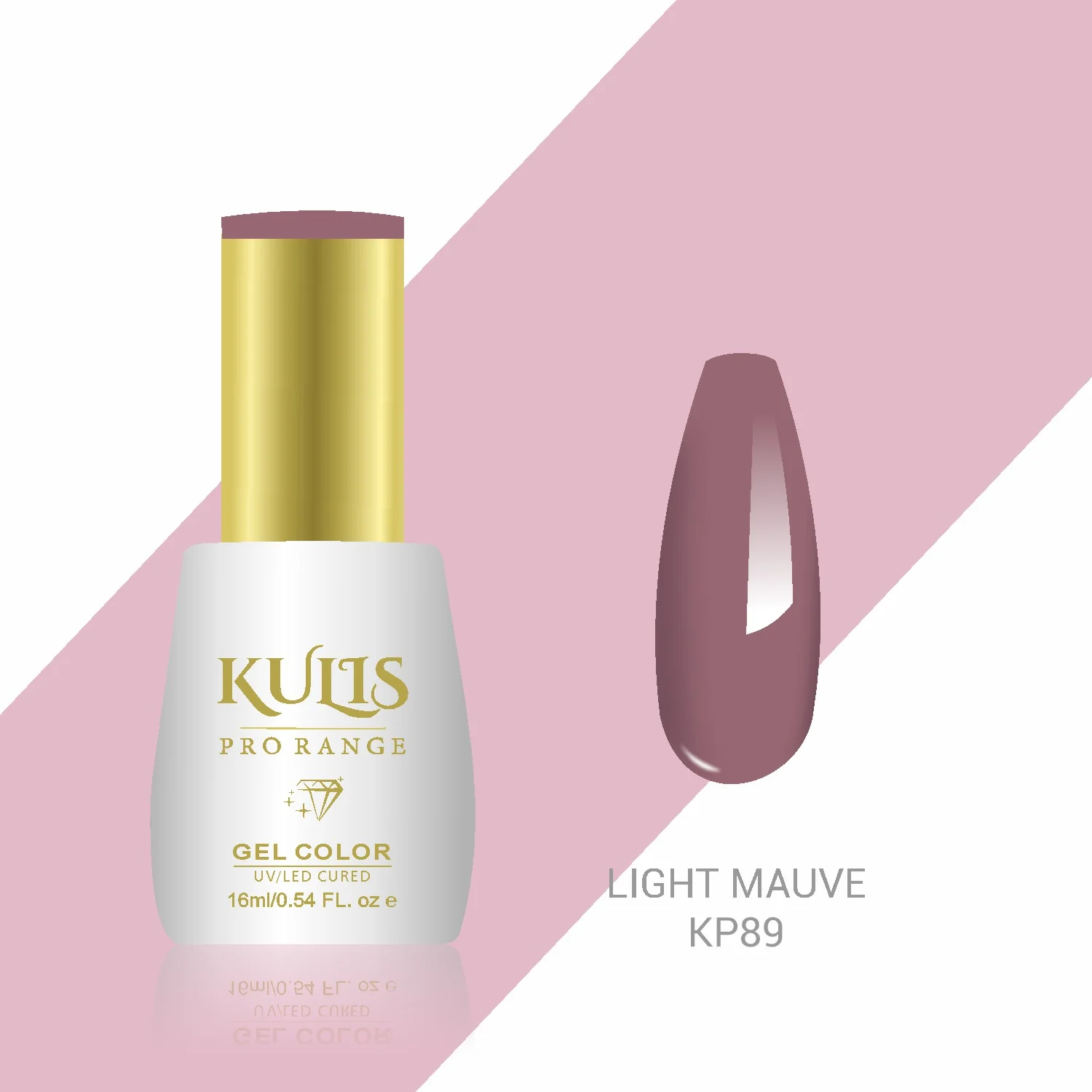 Kulis Pro Range Gel Polish - Light Mauve KP89