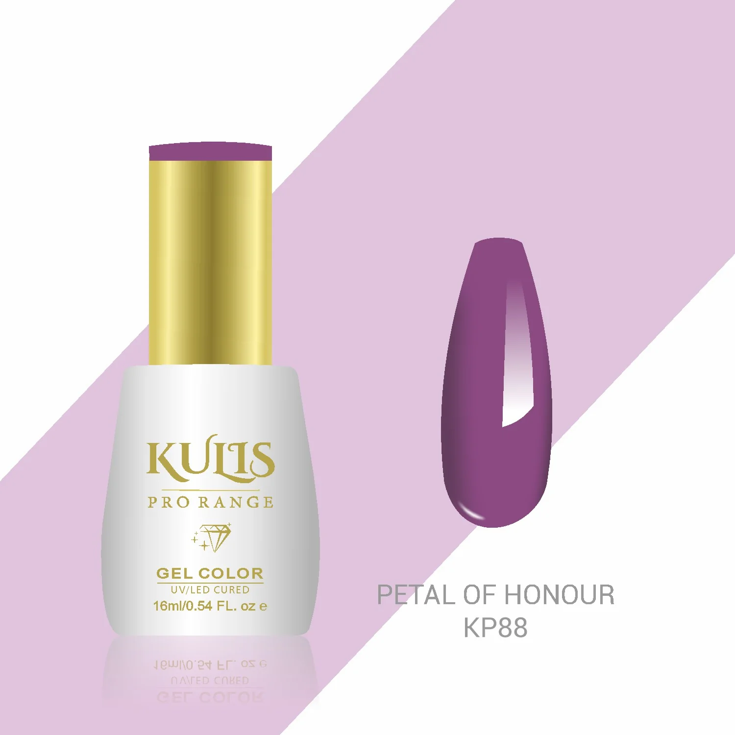 Kulis Pro Range Gel Polish - Petal of Honour KP88