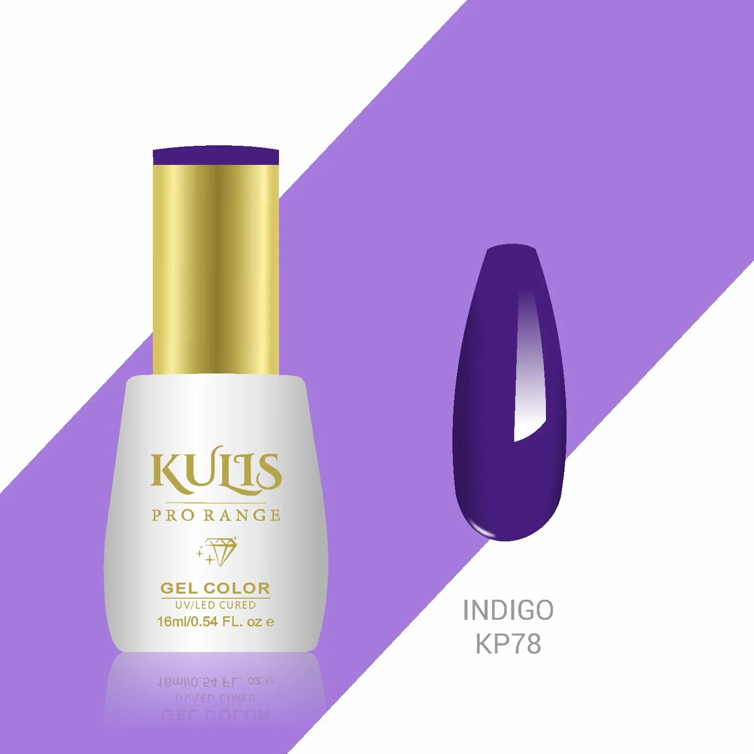 Kulis Pro Range Gel Polish - Indigo KP78