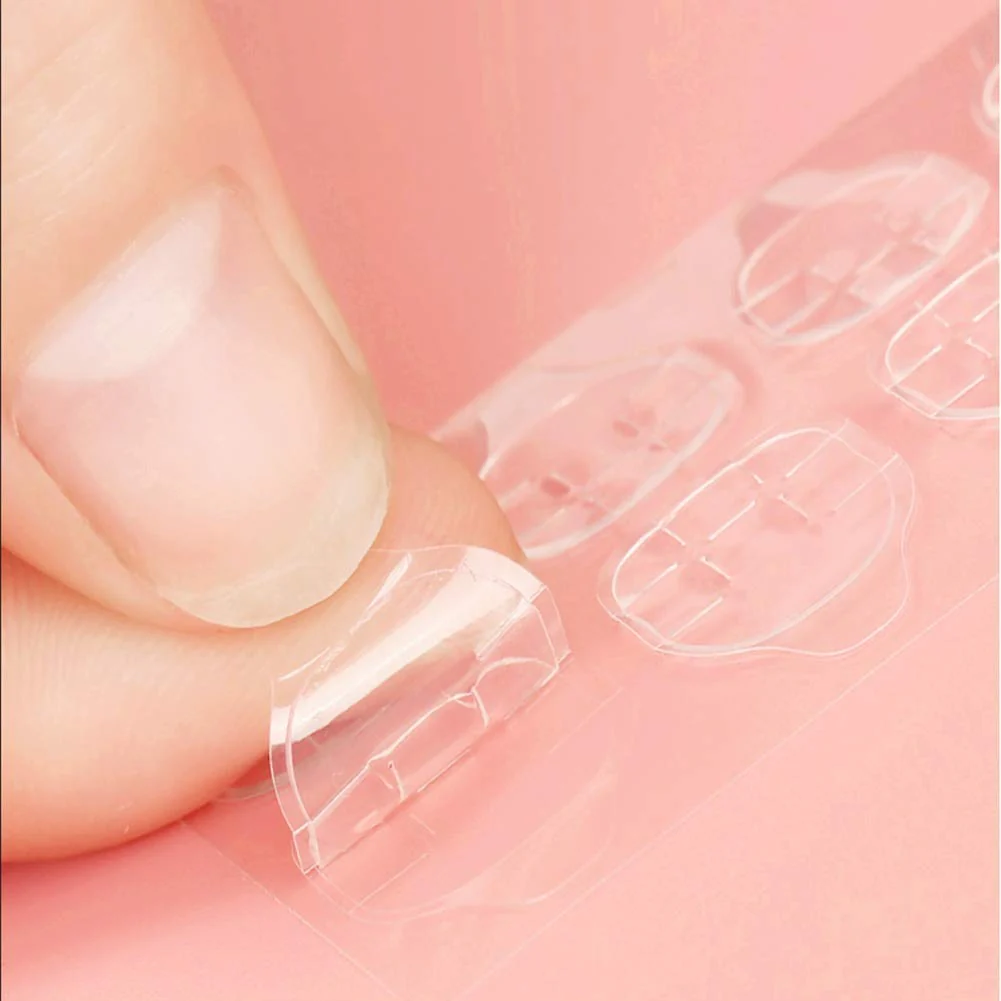 Nail Adhesive Tabs Double-Sided Nail Glue Stickers for Press On Nails, False Nails & Nail Art Application (50 Sheet)