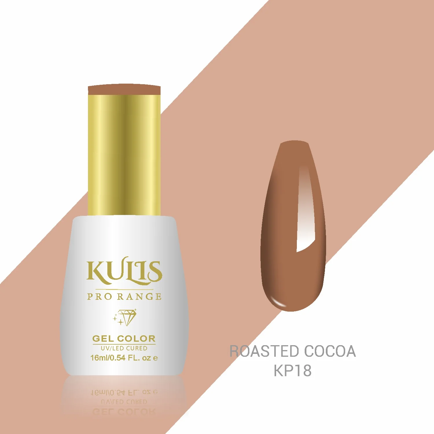 Kulis Pro Range Gel Polish KP18 - Roasted Cocoa 