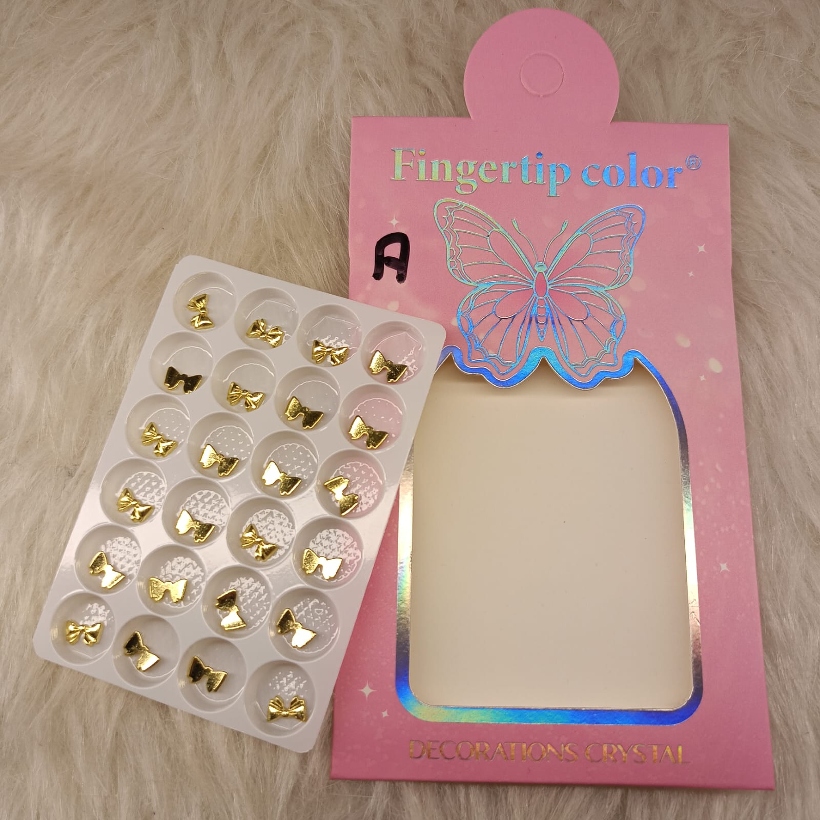 Gold Bow Nail Art charms