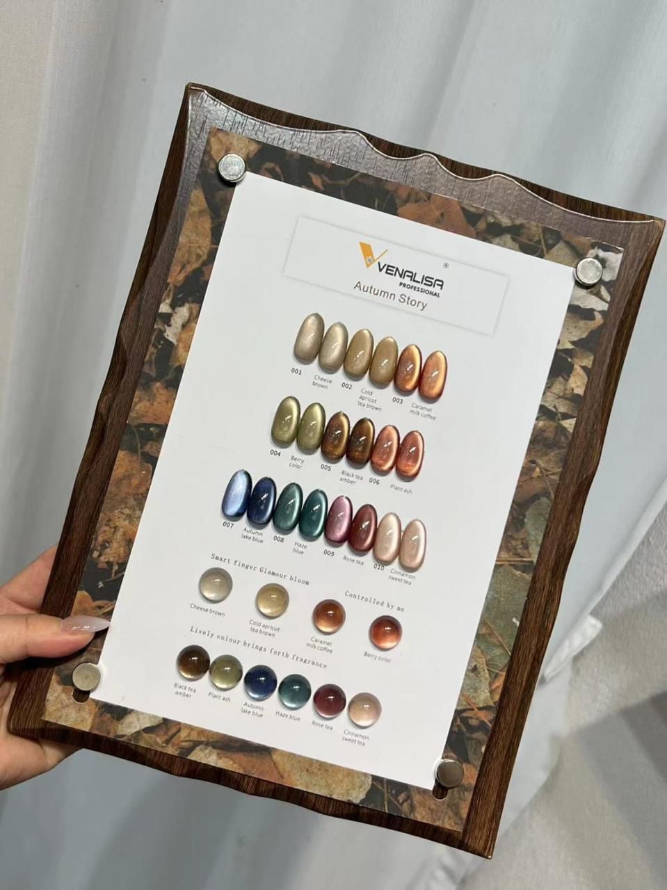 Venalisa Autumn Story cat eye gel polish set