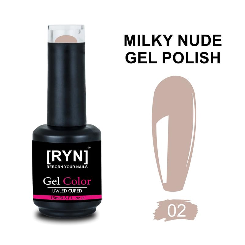 Kulis UV/LED Milky Nude Gel Nail Polish 15ml | Milky Base Color 15ml MB02