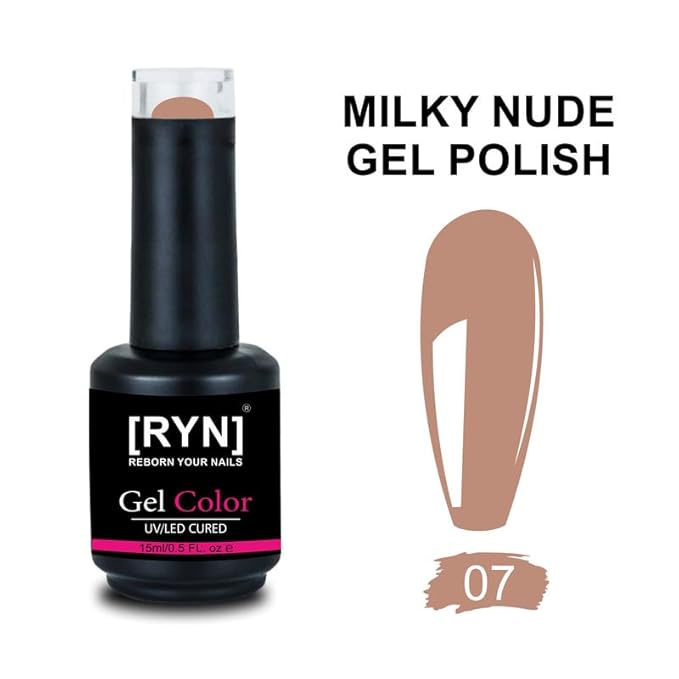 Kulis UV/LED Milky Nude Gel Nail Polish 15ml | Milky Base Color 15ml MB07