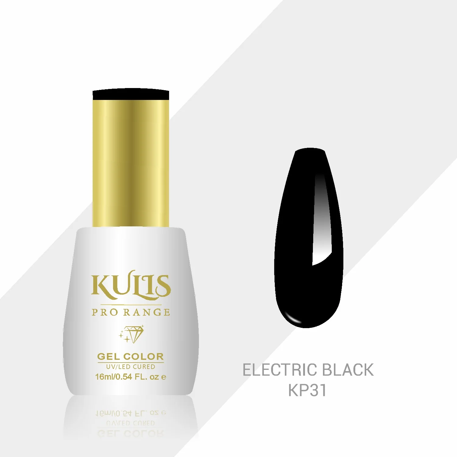 Kulis Pro Range Gel Color - Electric Black KP31