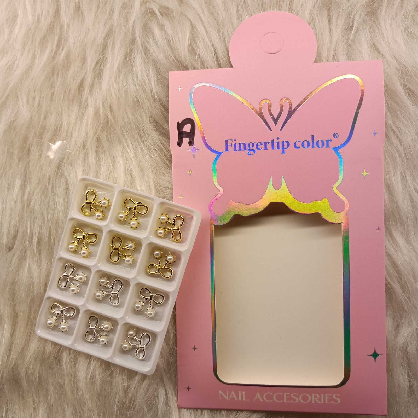 Butterfly Nail Charms Set