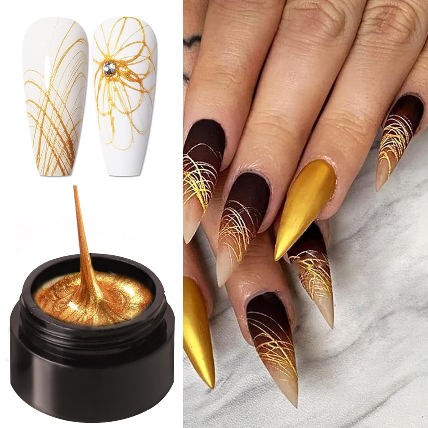 RYN Spider Gel - Gold