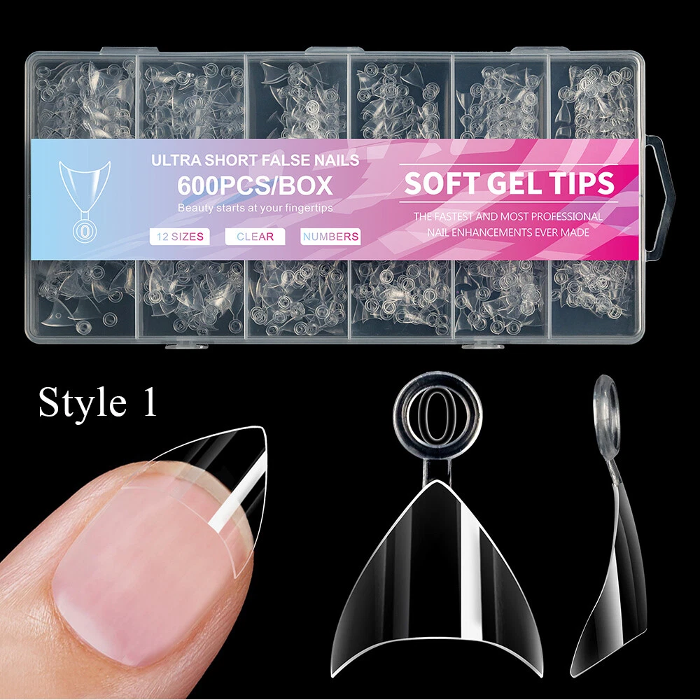 Ultra Short False Nails Soft Gel Tips