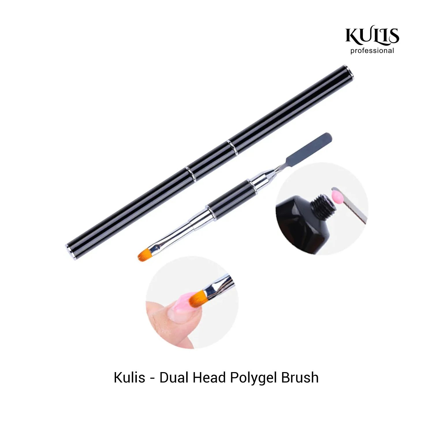 Dual Head Polygel Brush