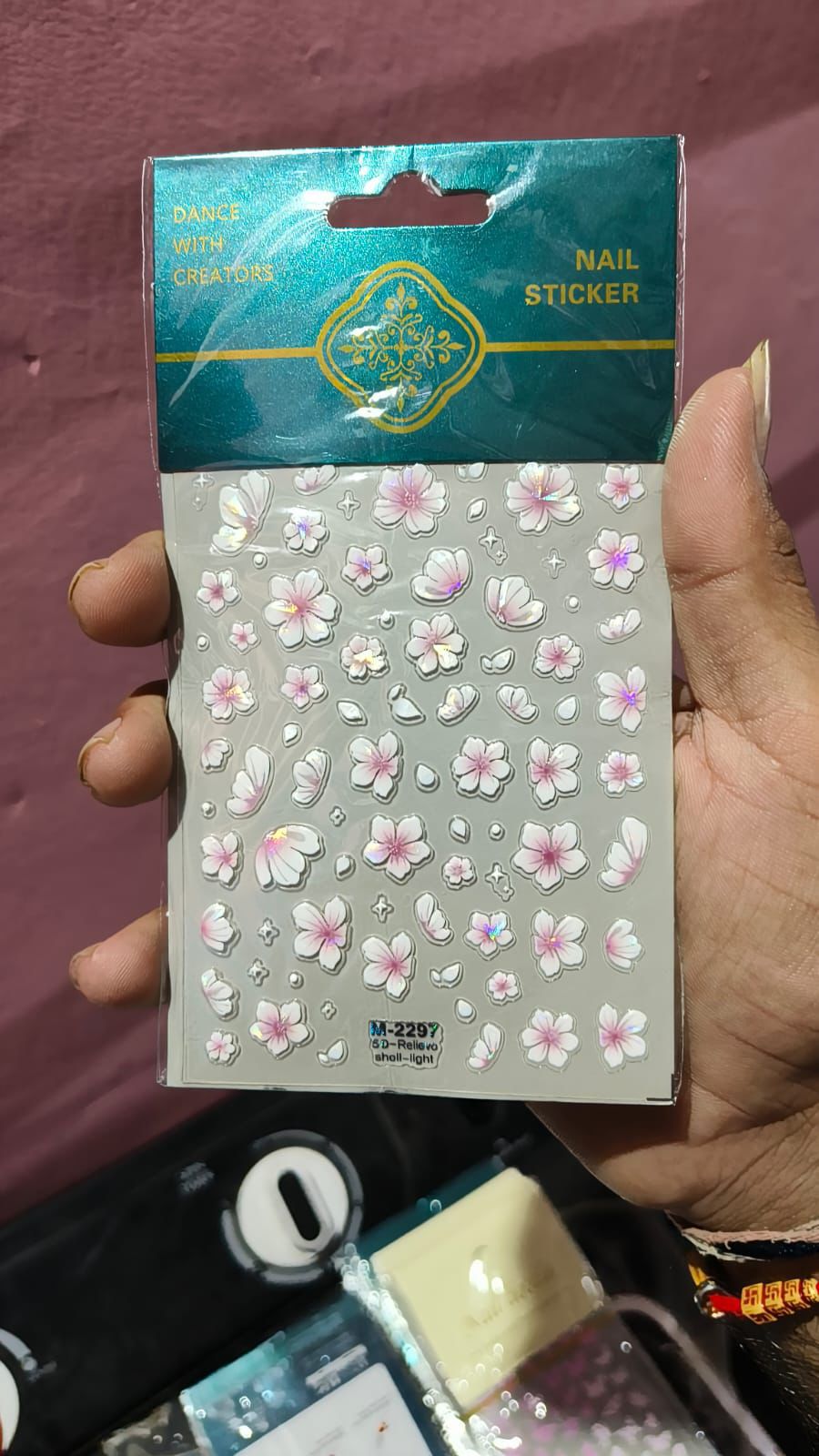 Flower Nail Stickers