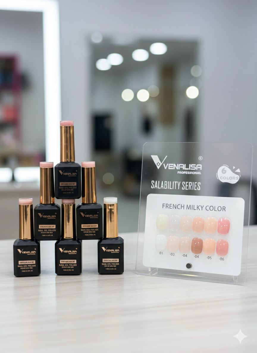 Venalisa French Milky Gel Polish Set