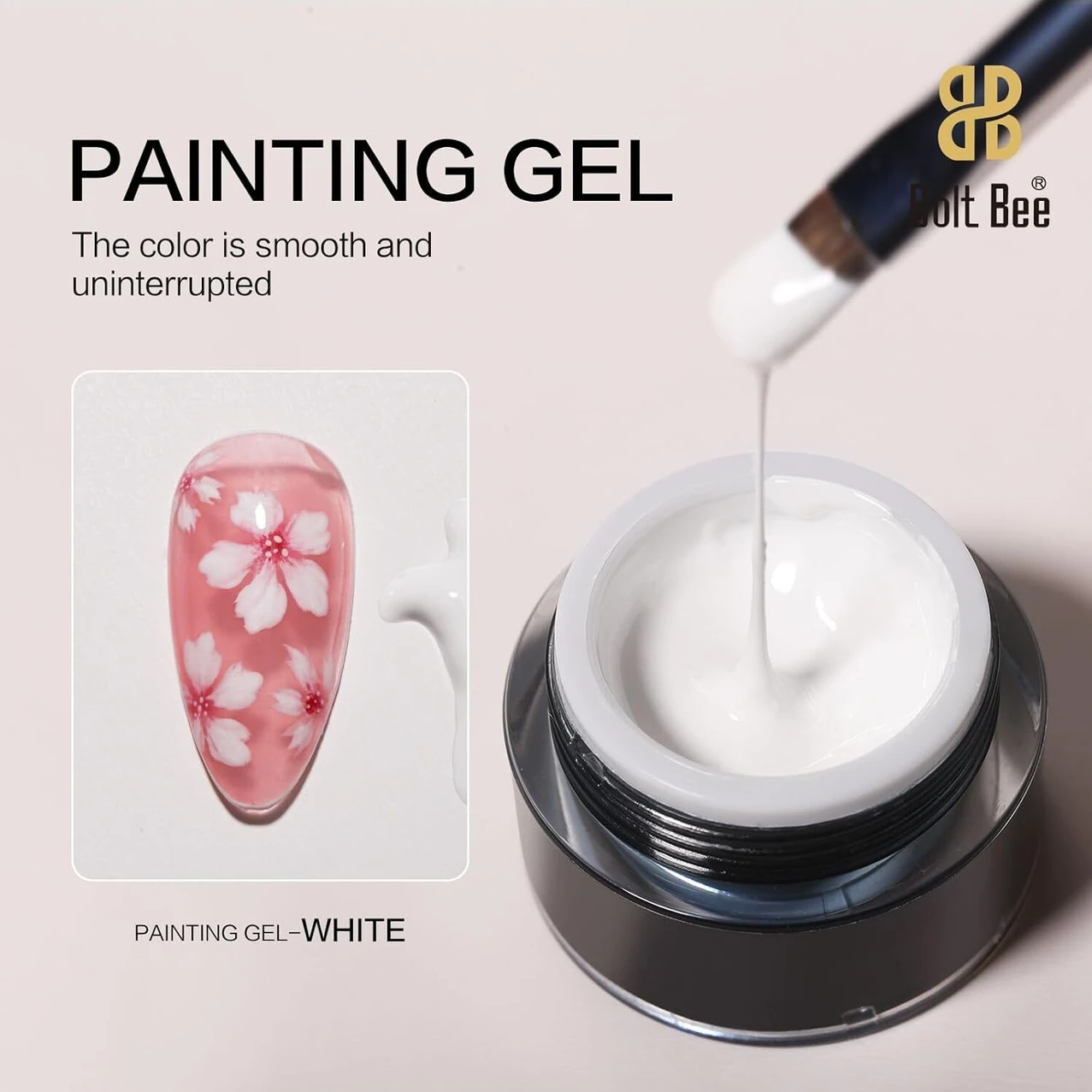 BOLT BEE Painting Gel white