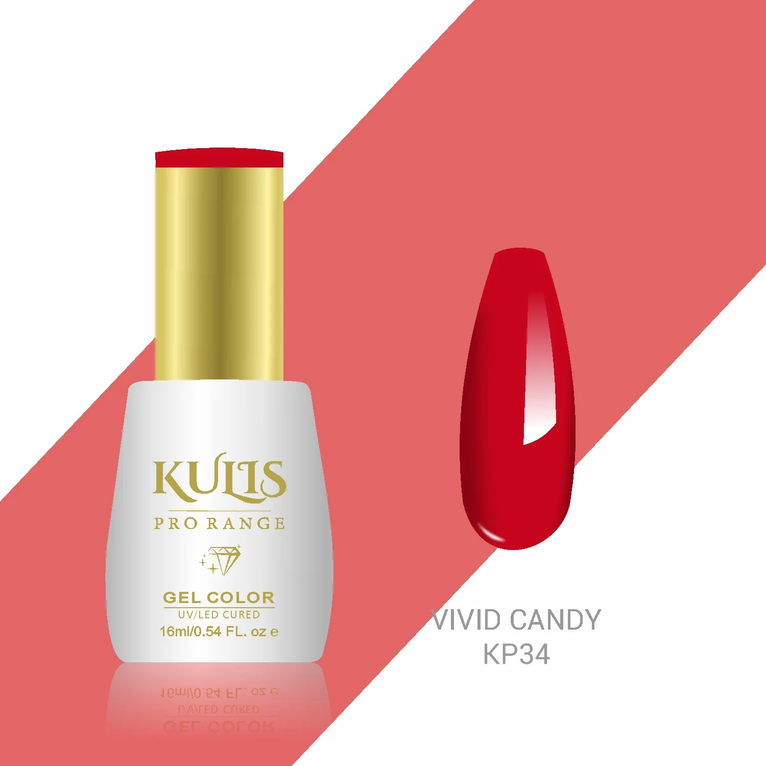 Kulis Pro Range Gel Polish KP34 - Vivid Candy