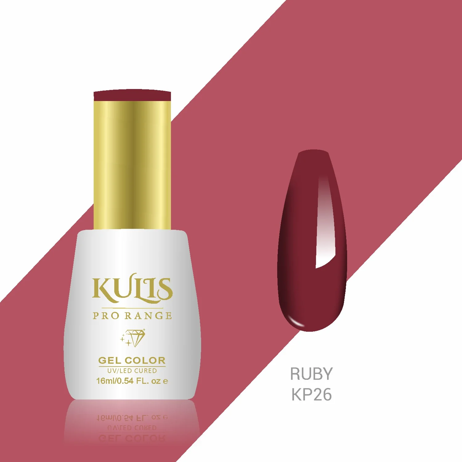 Kulis Pro Range Gel Polish KP26 - Ruby 