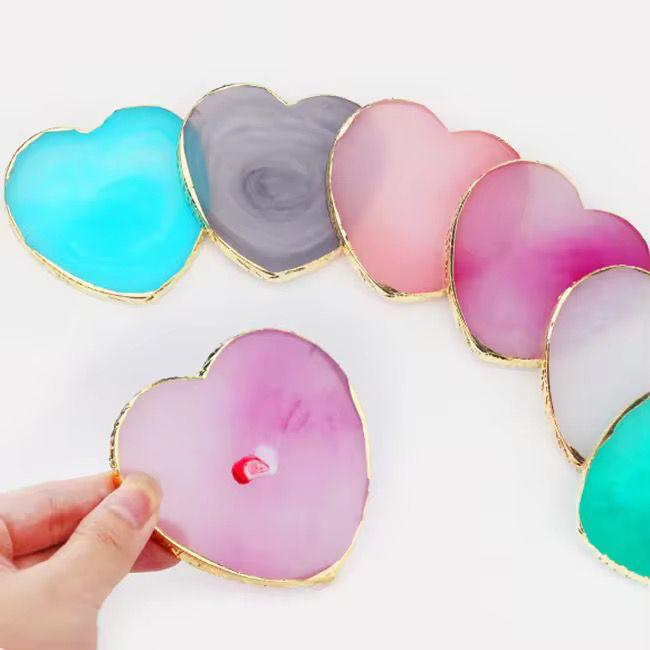 Nail Art Mixing Palette with Golden Edge Random shape