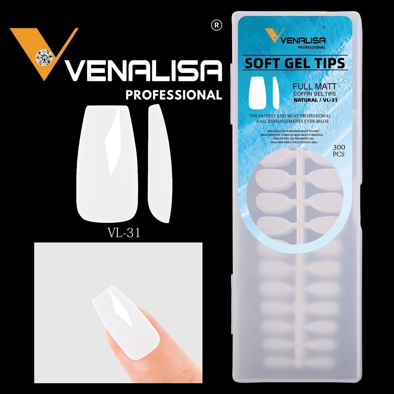Venalisa Soft Gel Tips VL-31