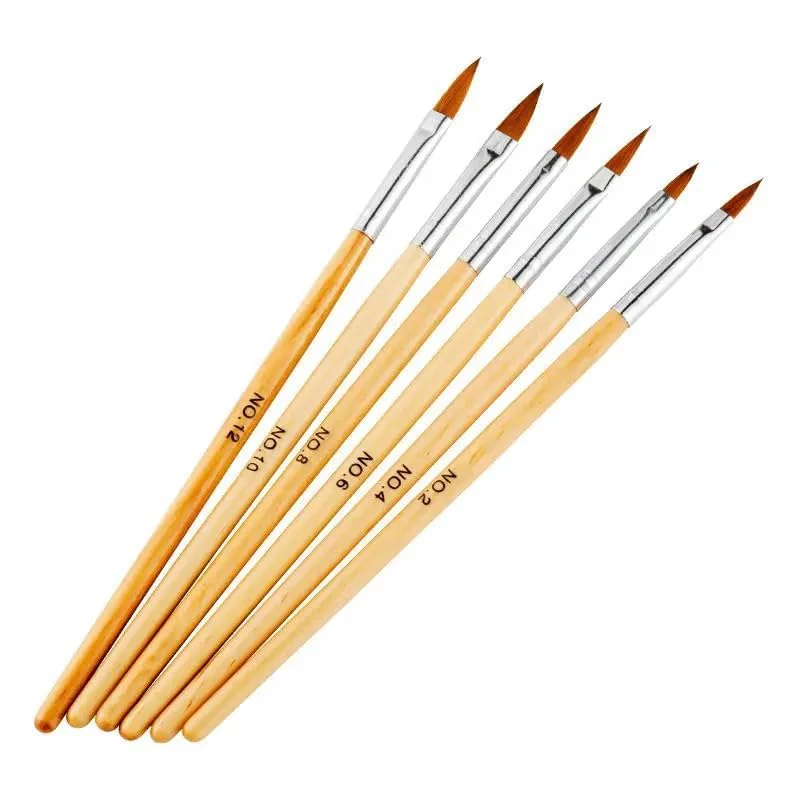 Acrylic Nail Brush Set – 6pcs 
