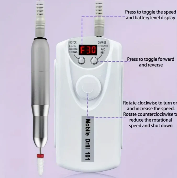 Portable Nail Drill Machine