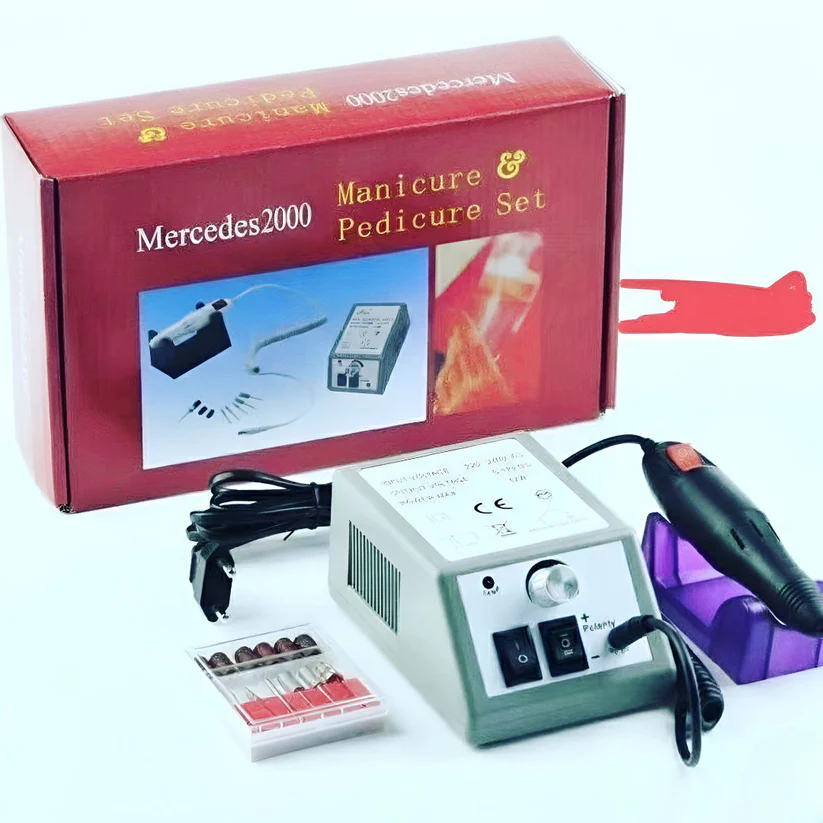 Mercedes 2000 Professional Electric Manicure & Pedicure Set - Nail Drill and Filing System