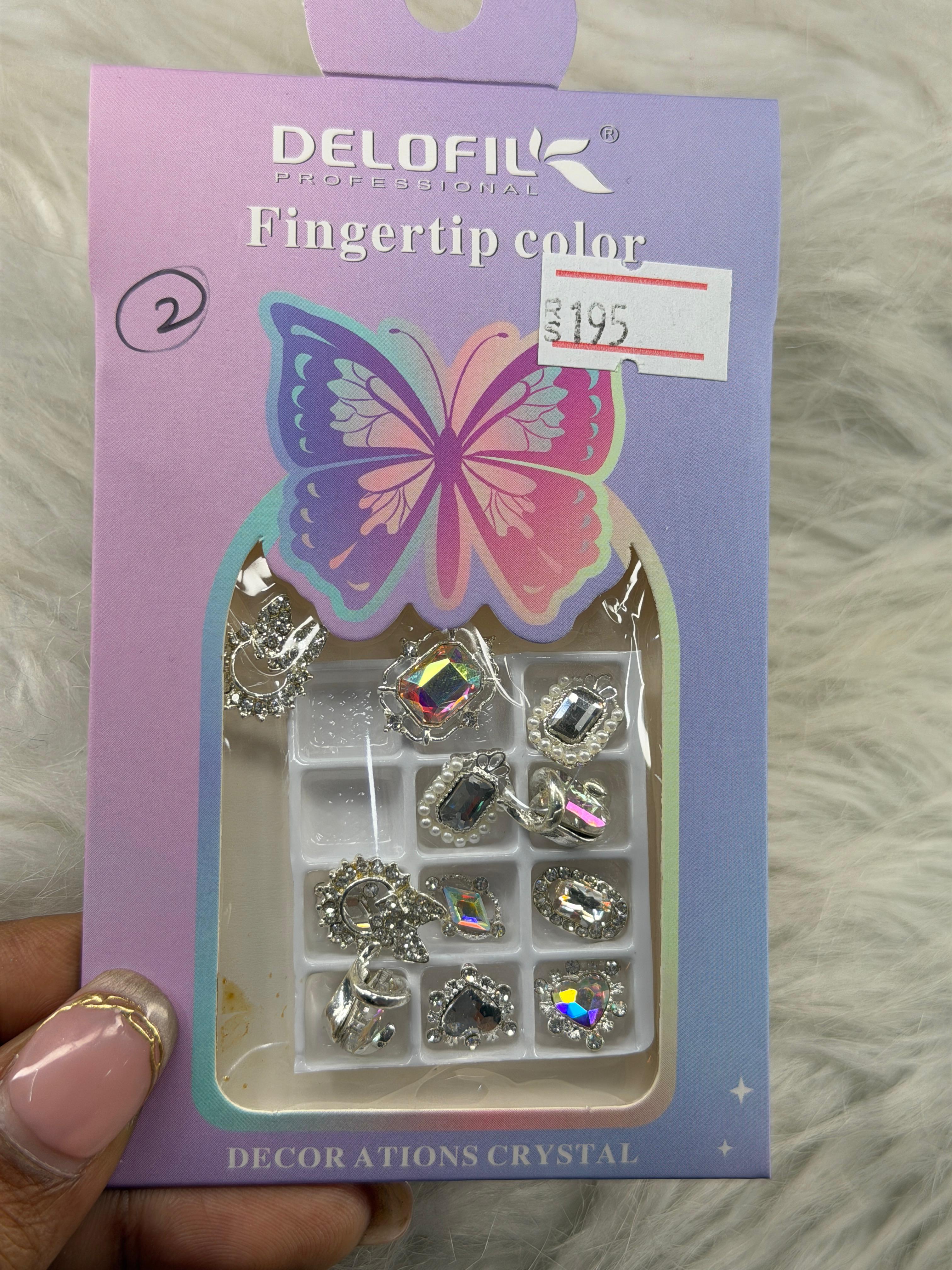 Nail charms 12pcs 