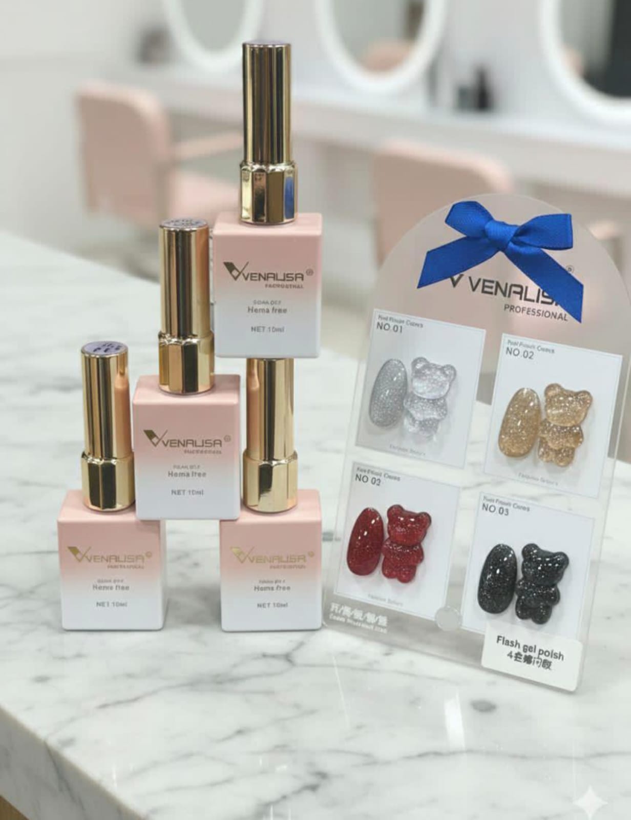 Venalisa flash gel polish set of 4