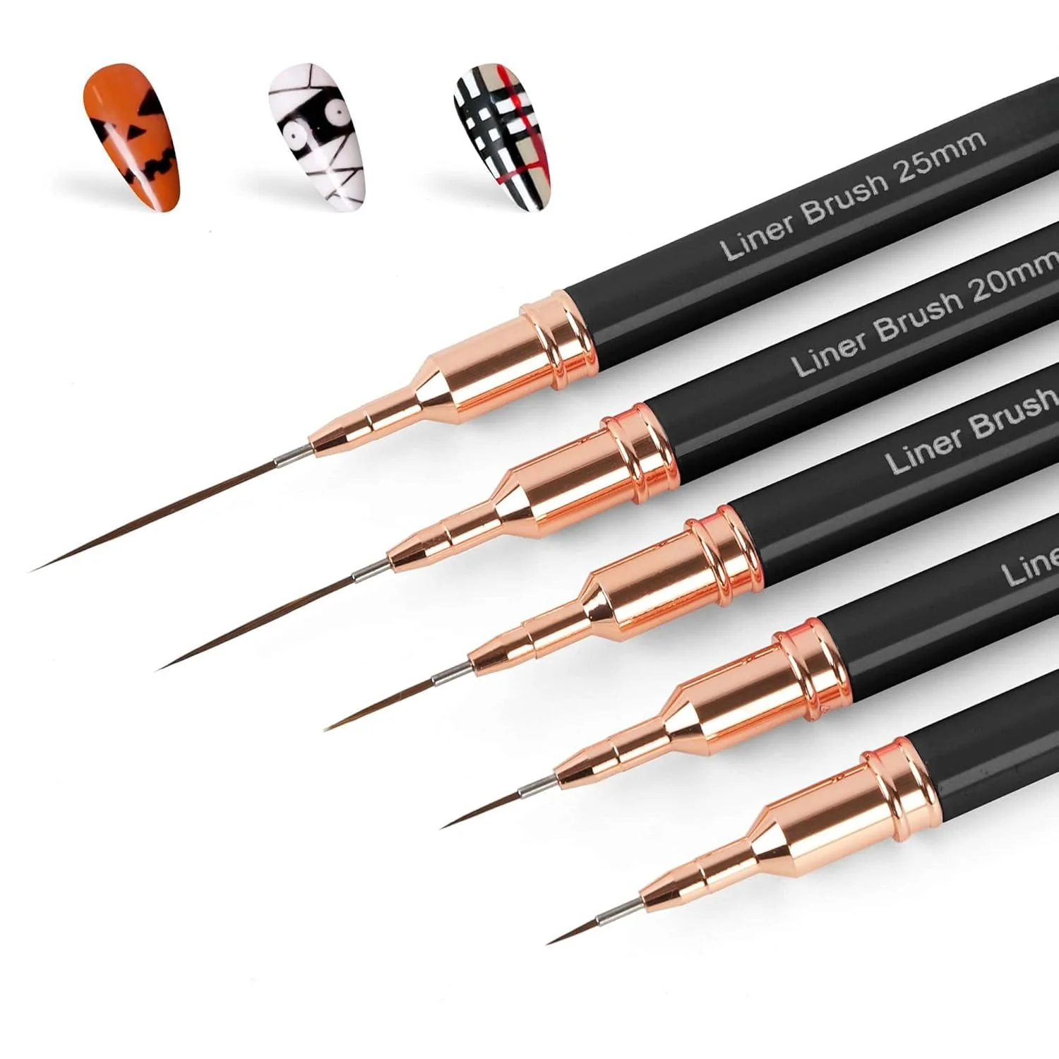 5pcs Professional Nail Art Liner Brush Set