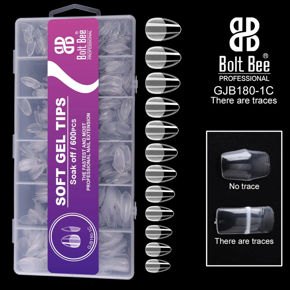 Bolt Bee Short Almond Tip Box