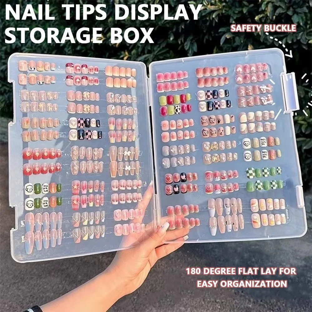 Nail Tips Display Storage Box