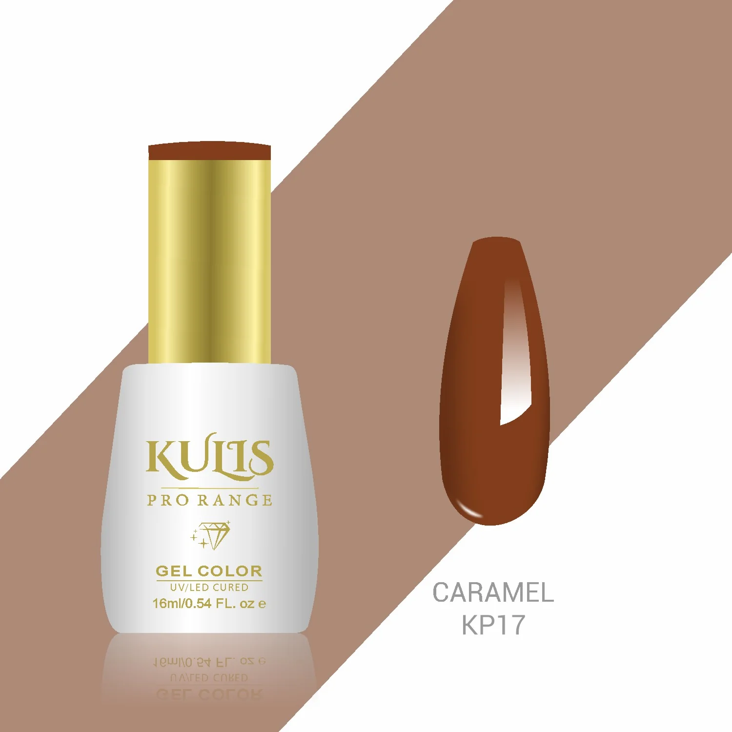 Kulis Pro Range Gel Polish KP17 - Caramel 