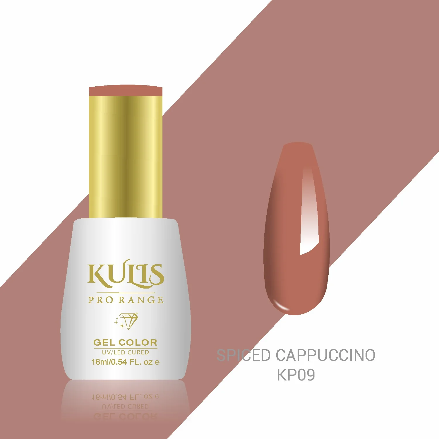 Kulis Pro Range Gel Polish KP09 - Spiced Cappuccino