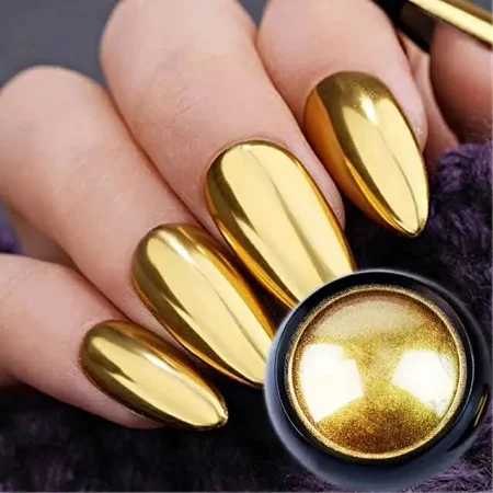 Gold Chrome Mirror Nail Powder