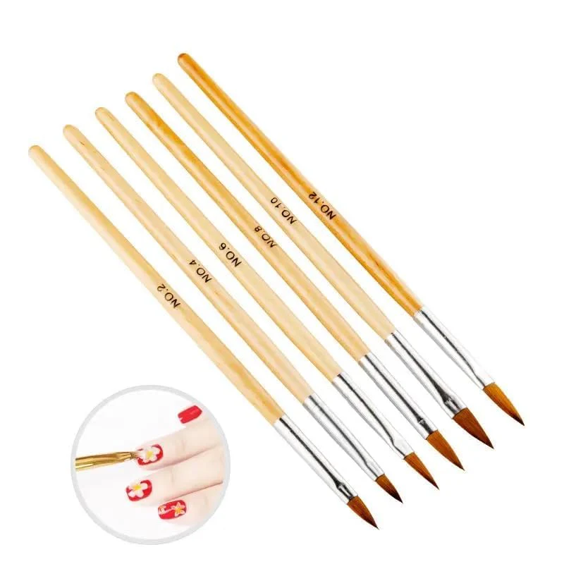 Acrylic Nail Brush Set – 6pcs 