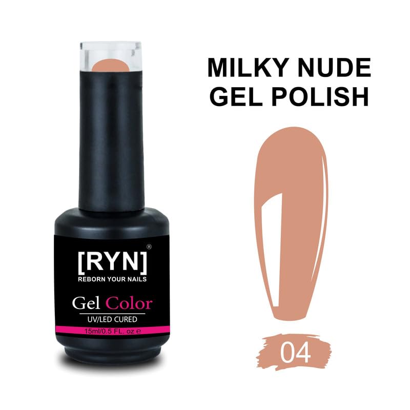 Kulis UV/LED Milky Nude Gel Nail Polish 15ml | Milky Base Color 15ml MB04