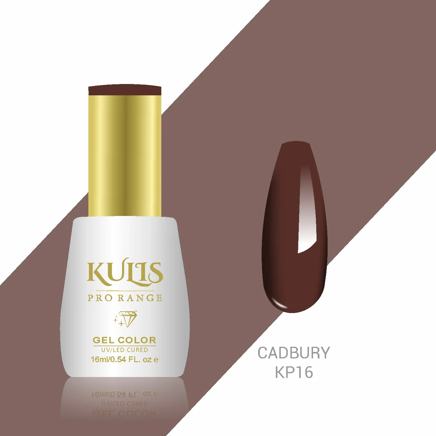 Kulis Pro Range Gel Polish KP16 - Cadbury 