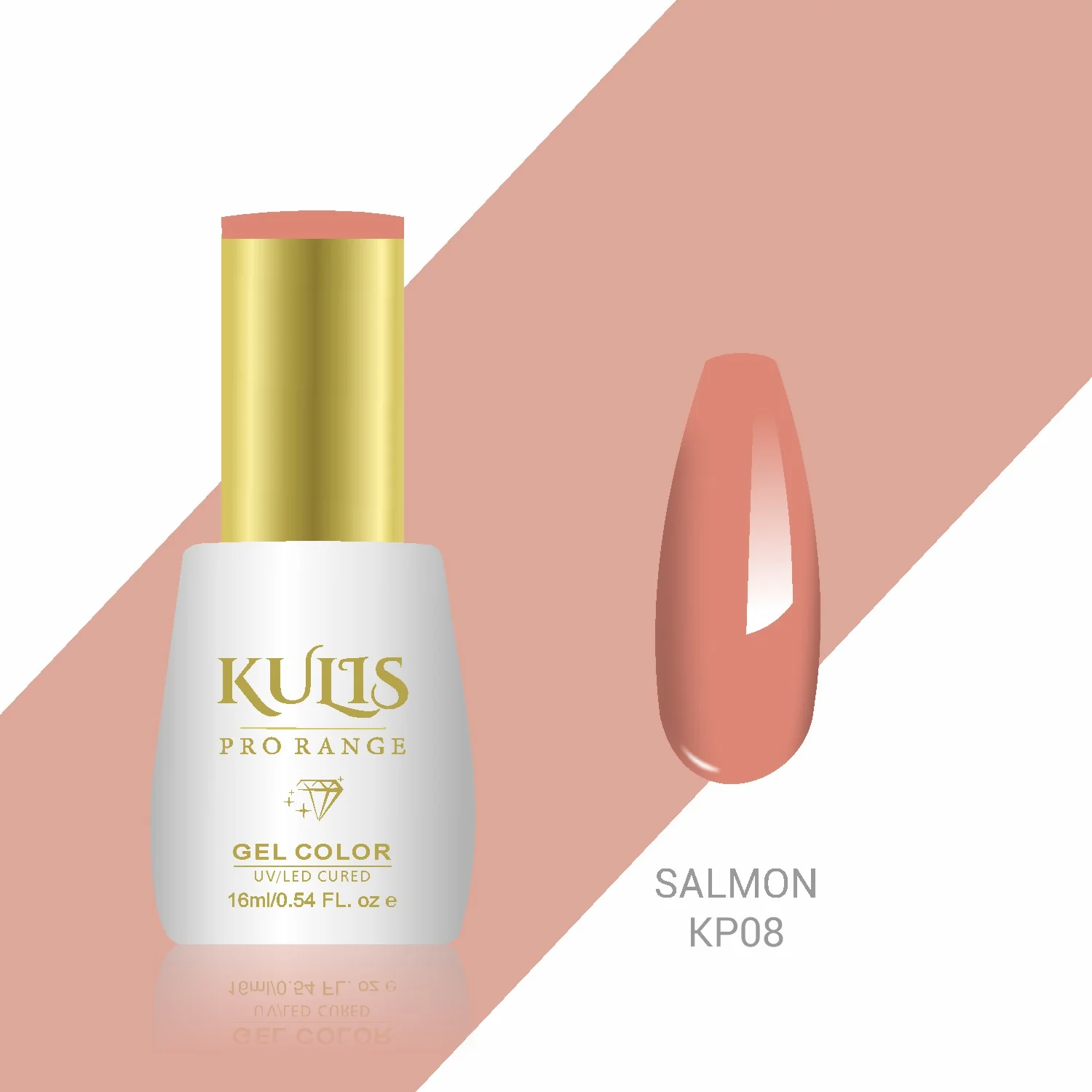 Kulis Pro Range Gel Polish KP08- Salmon 