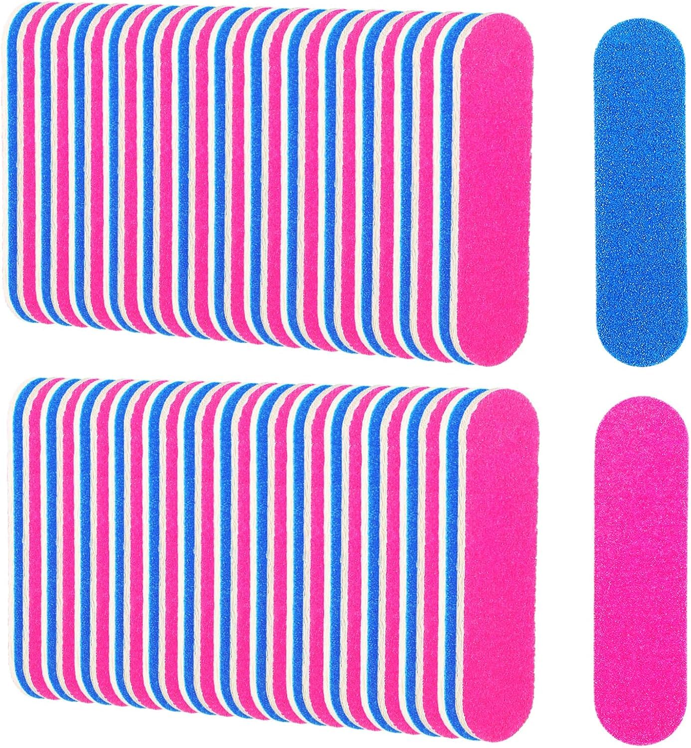 Mini Nail Filer for Press-On Nails – Pack of 100