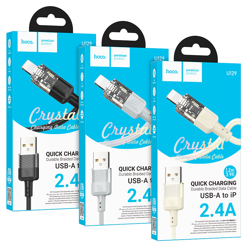 Hoco Cable USB to Lightning U129