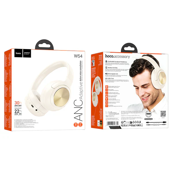 HOCO W54 ANC ADAPTIVE STEREO WIRELESS HEADPHONES